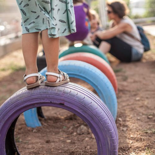 Imatge galeria El pati | Escola infantil Passet a Passet Beteró València | Desenvolupament integral de les criatures